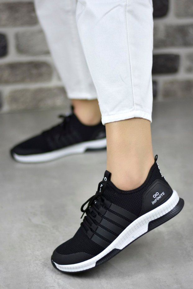 Sneaker Daily Sports Shoes Walking Running Fabric Knitwear Surface Light Comfortable Orthopedic Sole Infinite