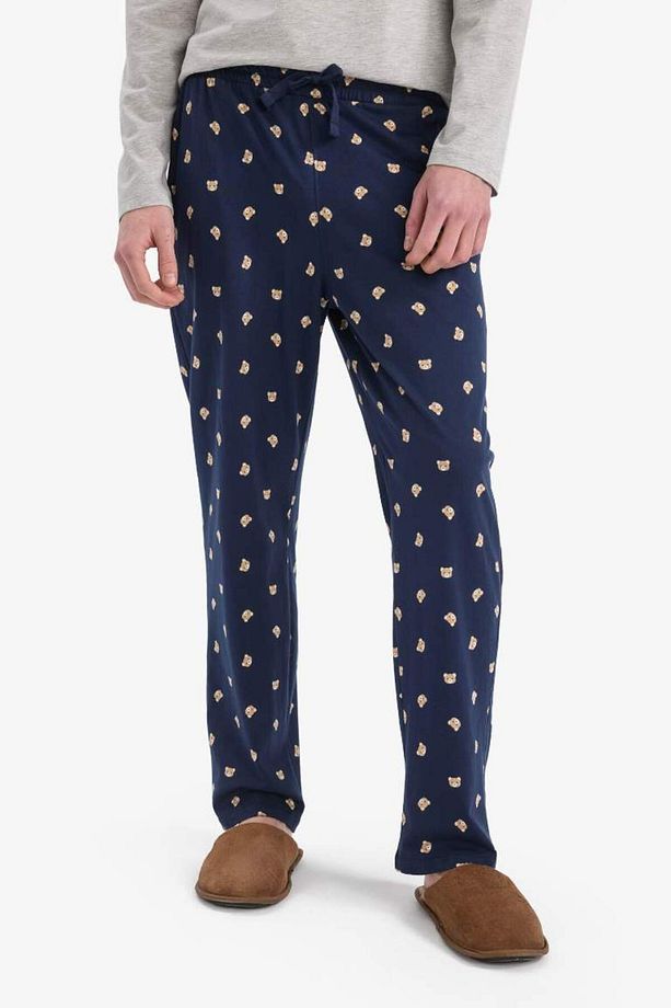Pijama Takımı Baskılı Uzun Kollu Üst Esnek Belli Uzun Alt E5889ax25sp - 6