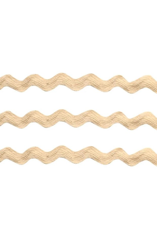 5 Meters Decorative Edge Trim to Buy Detailed Zigzag Color Cream