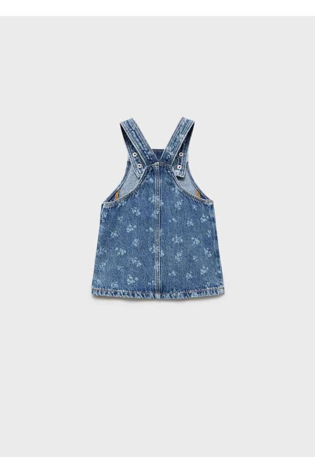 Kısa kot jile elbise - 2