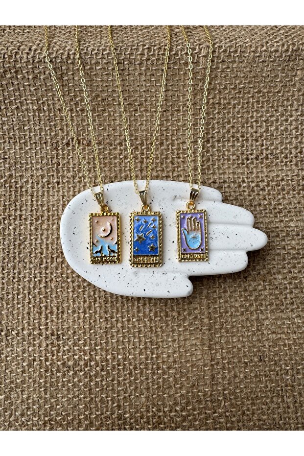 3'lü Set Gold Kolye - 3