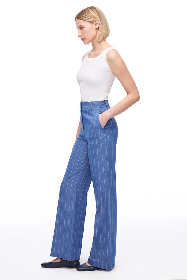 İndigo Necef Regular Fit Yüksek Bel Pantolon - 3