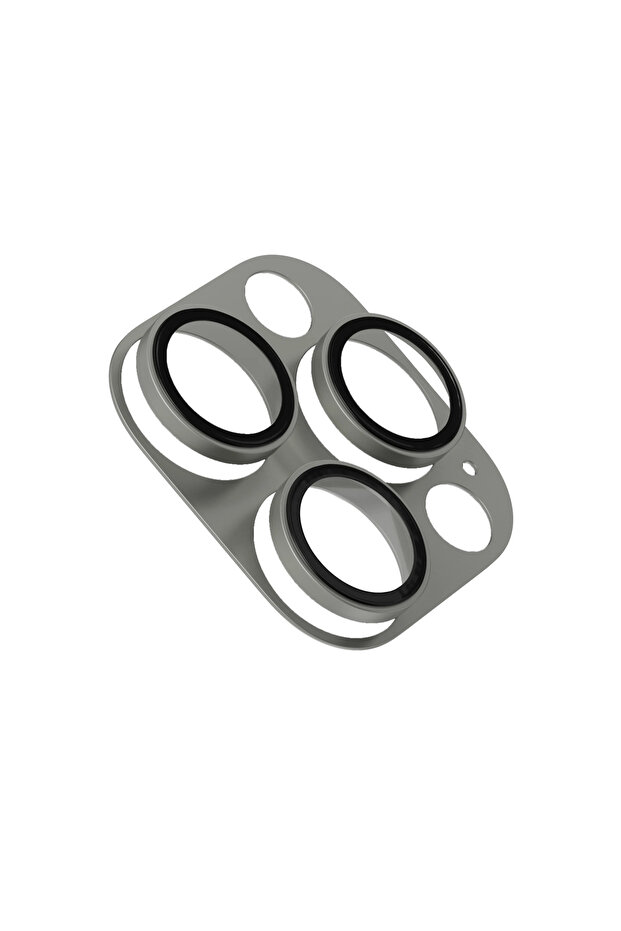Trio Pro Camera Lens Protector For iPhone 16 Pro/Pro Max - Titanium - 1