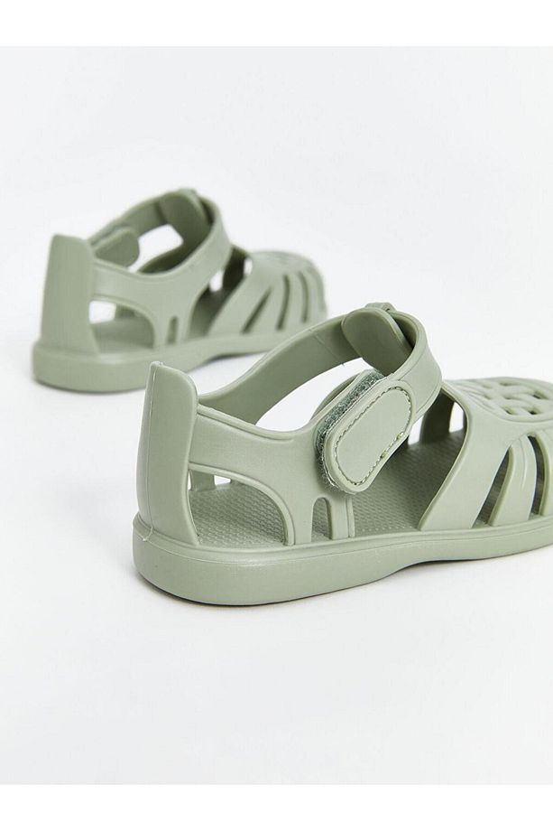 LCW STEPS Cırt Cırtlı Erkek Bebek Sandalet - 5