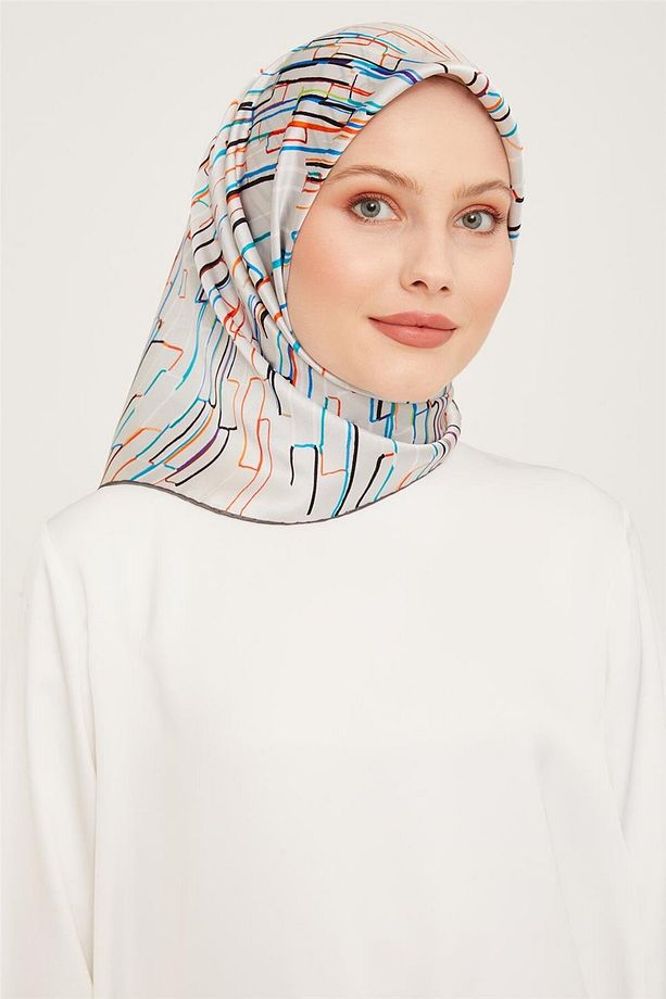 Twill Ipek Eşarp 23ka9027 33 38 - 1