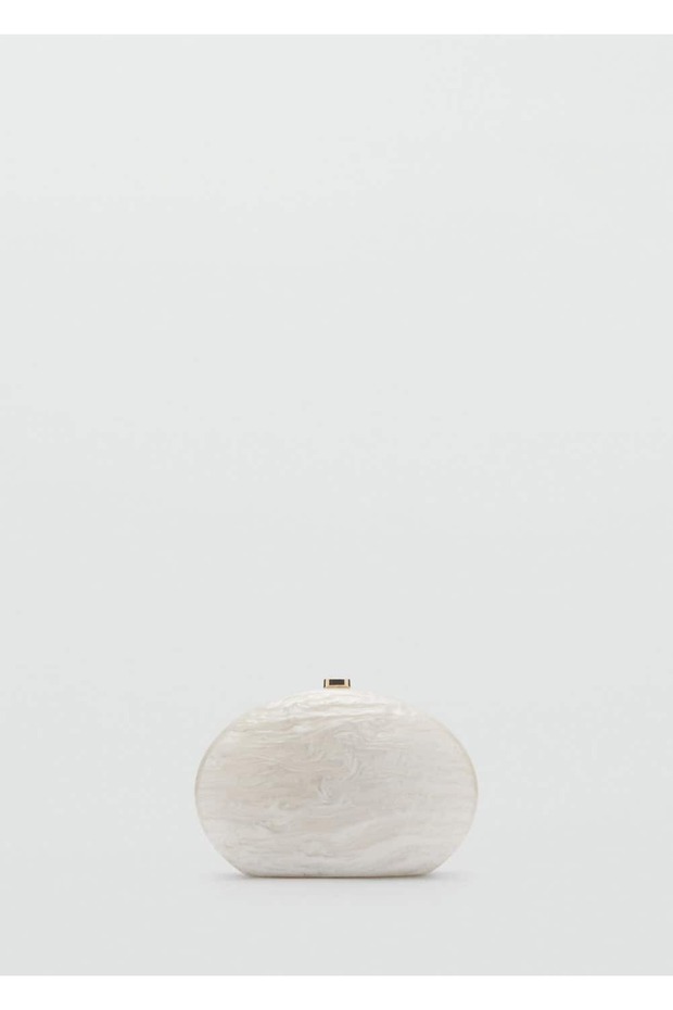 Oval clutch çanta - 2