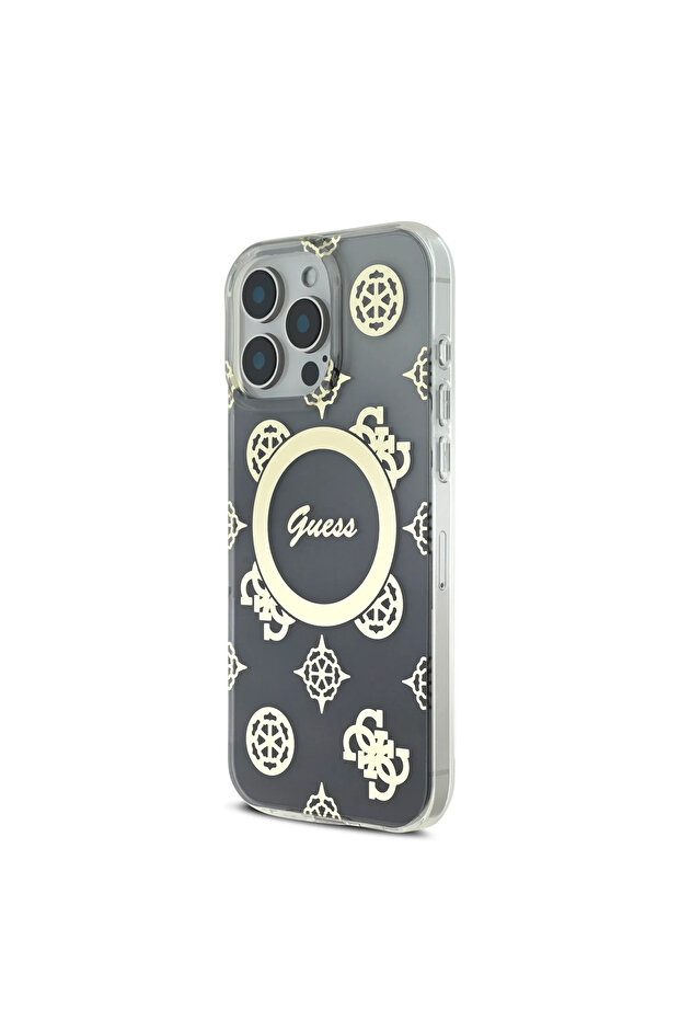 Guess Magsafe Iml Gradient Hard Case With Peony Pattern For iPhone 16 Pro Max - B - 5