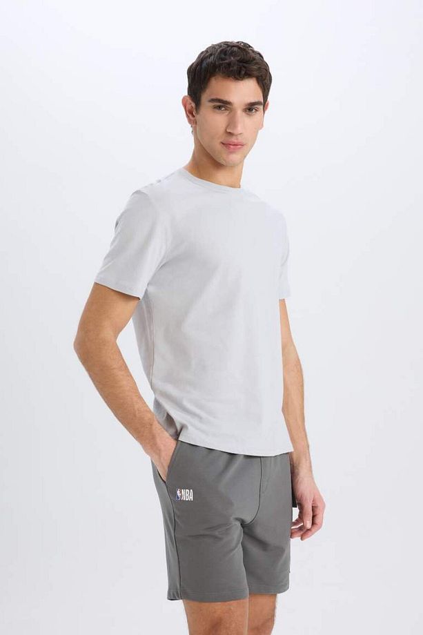 Yeni Sezon DeFactoFit NBA Brooklyn Nets Standart Fit Kısa Paça Şort - 4