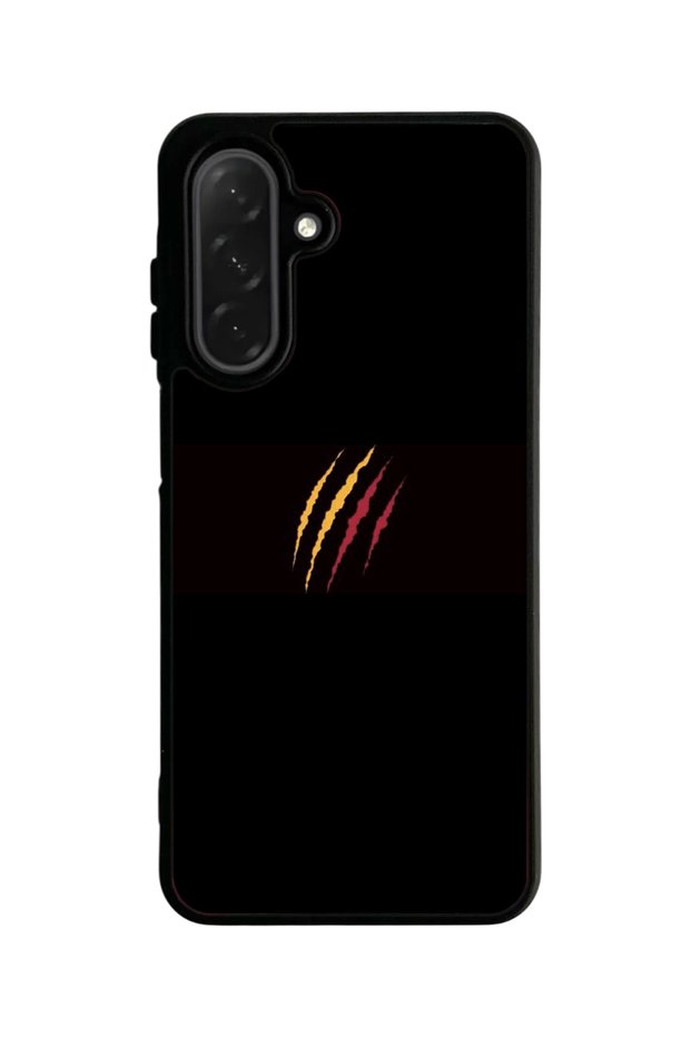 Samsung Galaxy A56 Black Printed Silicone Case A++ Quality Protection