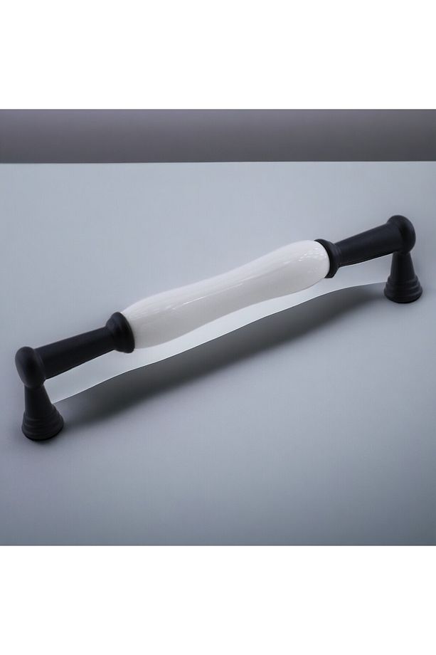Anav Porselen Kulp 192 Mm Mobilya Mutfak Çekmece Dolabı Dolap Kapak Kulpları Kulbu Kulpu Siyah - 5