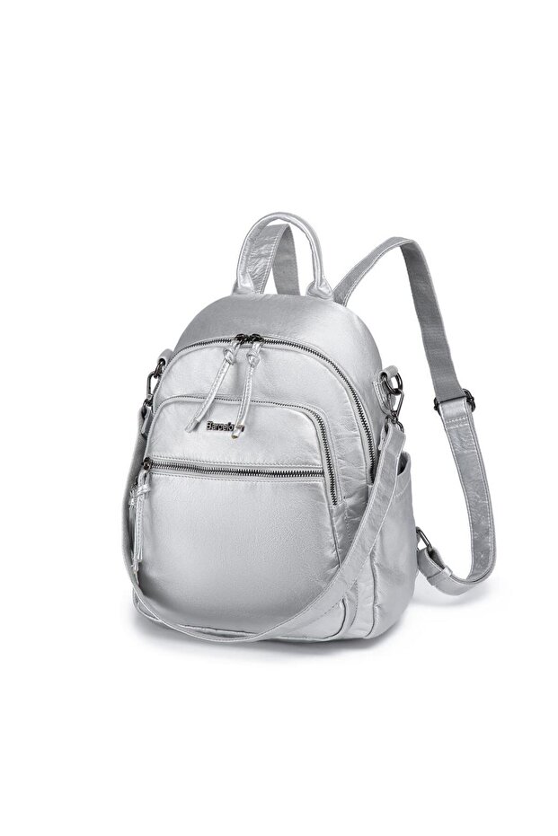 Washed Leather Backpack Women's Bag 21K Barcelona 1922