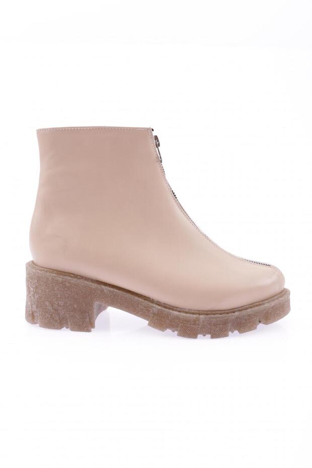 Md110 Women's Zippered Thick Sole Boots