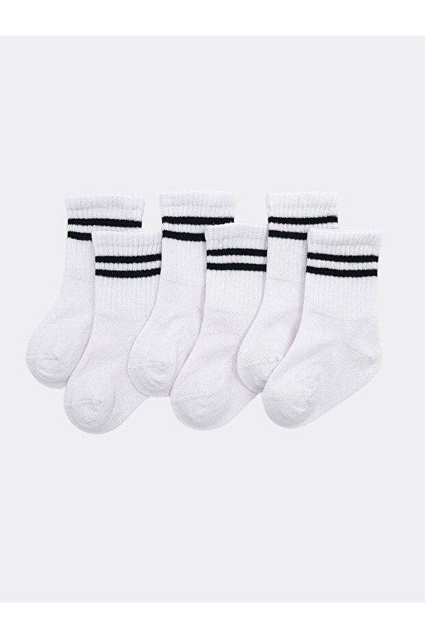 6 Pack Baby Socks Cotton Unisex / Newborn - Kids Socks