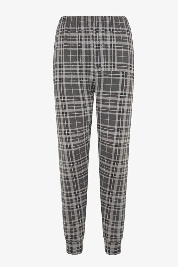 Checker Çok Renkli Jogger Pantolon Pijama Altı - 3
