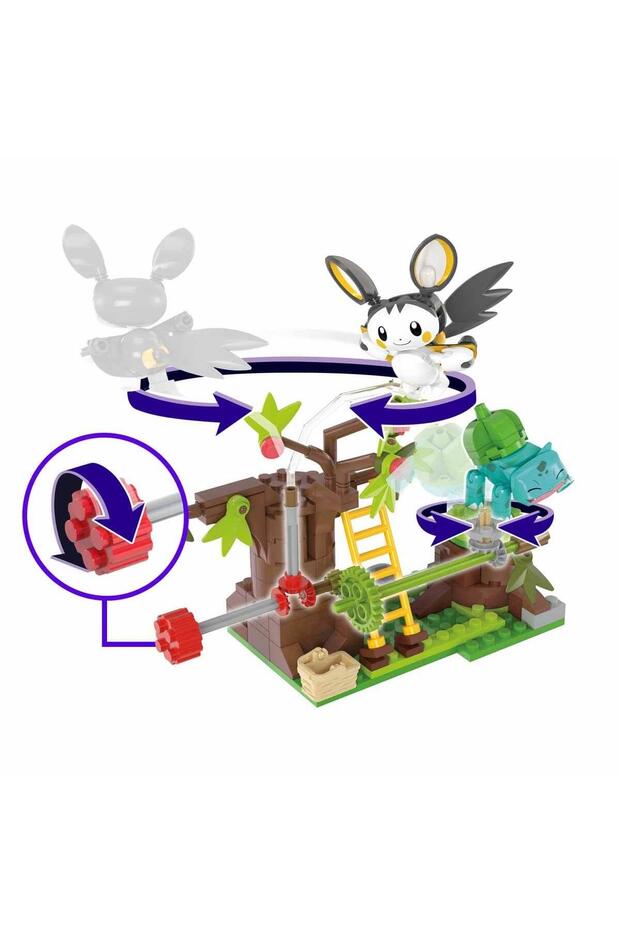 Pokemon Emolga ve Bulbasaur'un Ormanı HTH69 - 5