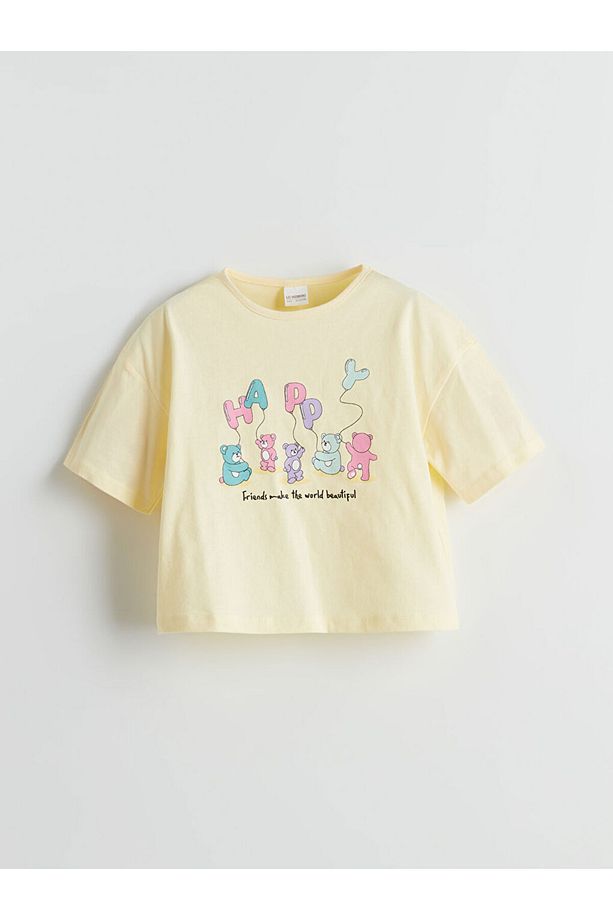 LCW Kids Baskılı Kız Çocuk Şortlu Pijama Takım - 2