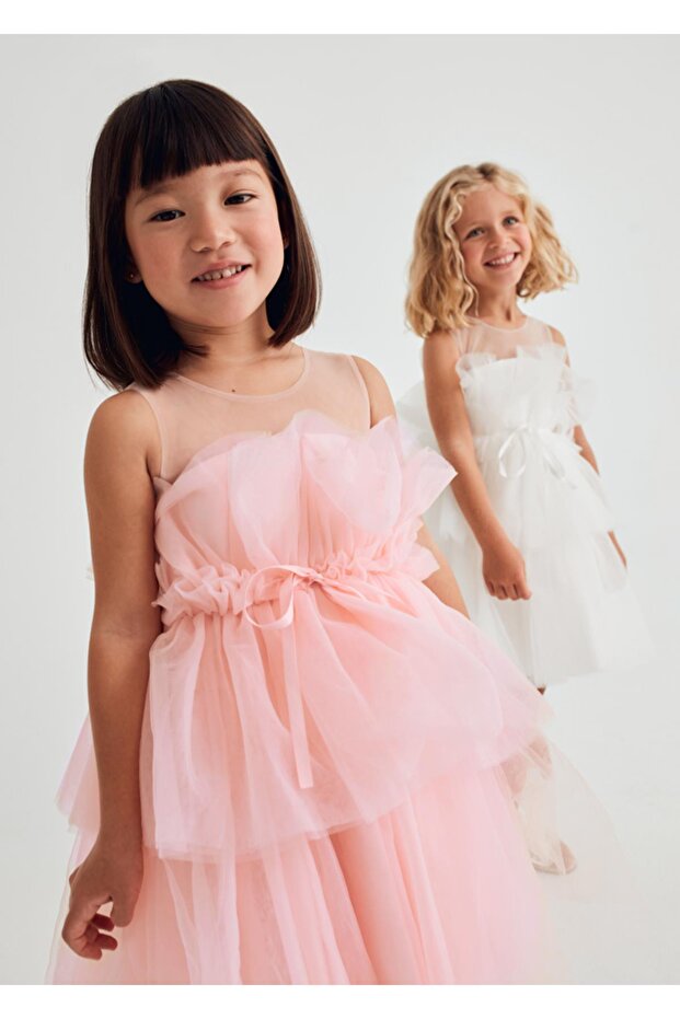 Abel&Lula Girl's Layered Dress_Mnvs5036