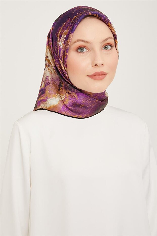 وشاح تويل حرير 23Ka9015 04