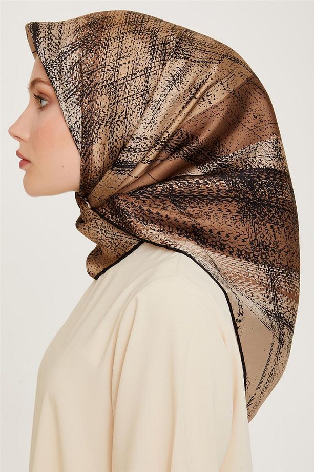Twill Saf Ipek Eşarp 9236d 08 - 1