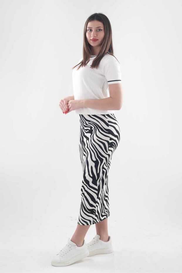 Patterned Camisole Skirt - 2