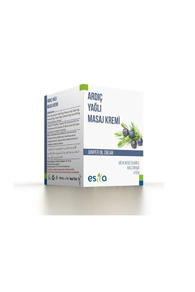 Organic Oil Juniper Oil Massage Cream 210 ml 1Piece