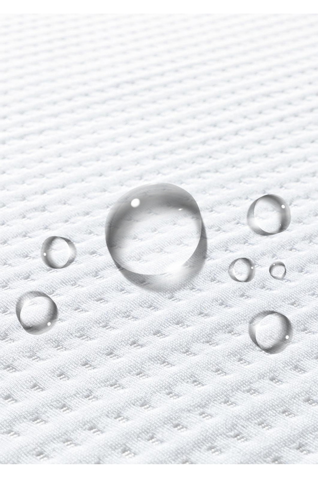 Elit Bambu Fitted Komple Geçirmeli Sıvı Su Geçirmez Yatak Koruyucu Alez Tek ve Çift Kişilik - 3