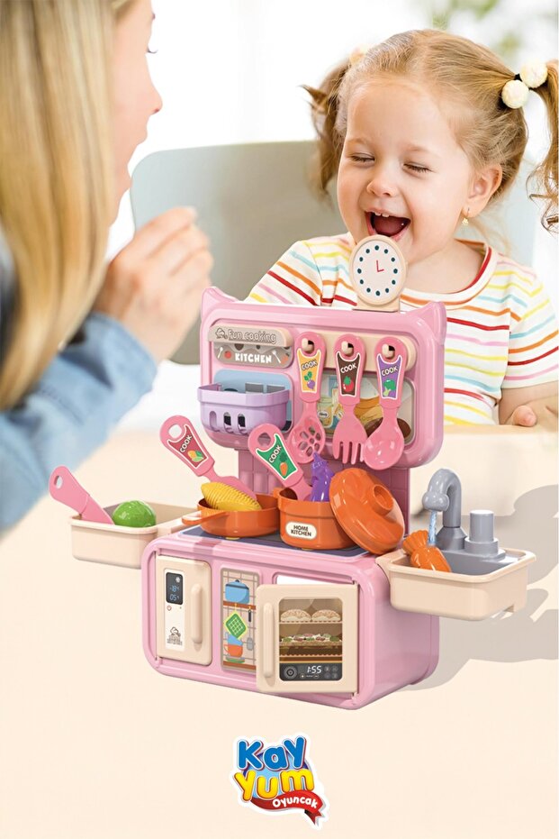 Pompalı Musluklu Mini Mutfak Set - 5