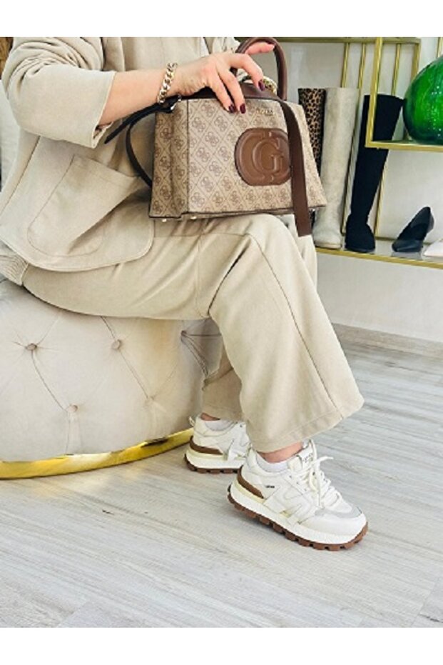 Emily Kadın Deri Sneaker - 1