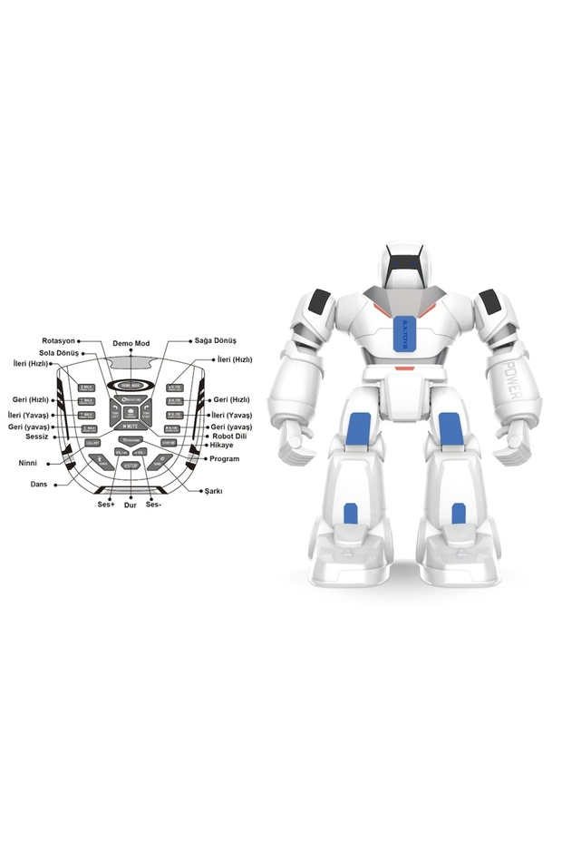 Robot Kutulu Uzaktan Kumandalı Full Fonksiyon Şarjlı İnteraktif Hareketli Dansçı Robot 94531 - 2