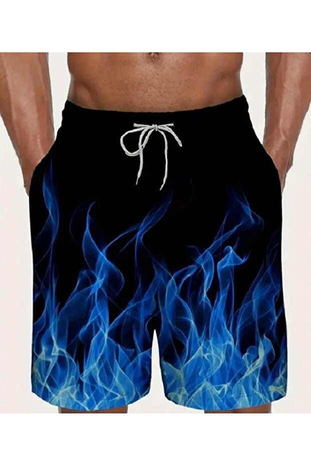 3D Alev Baskılı Mayo M - 1