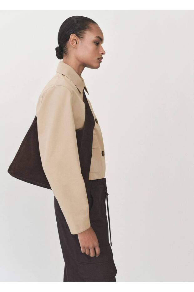 Cepli pamuklu ceket - 1