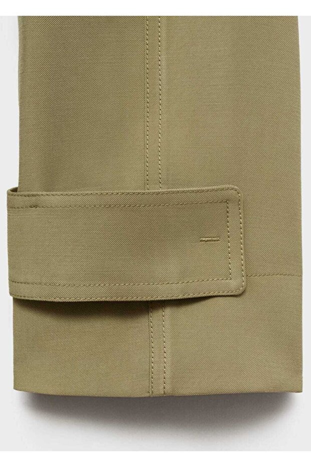 Kemerli soft trençkot - 7