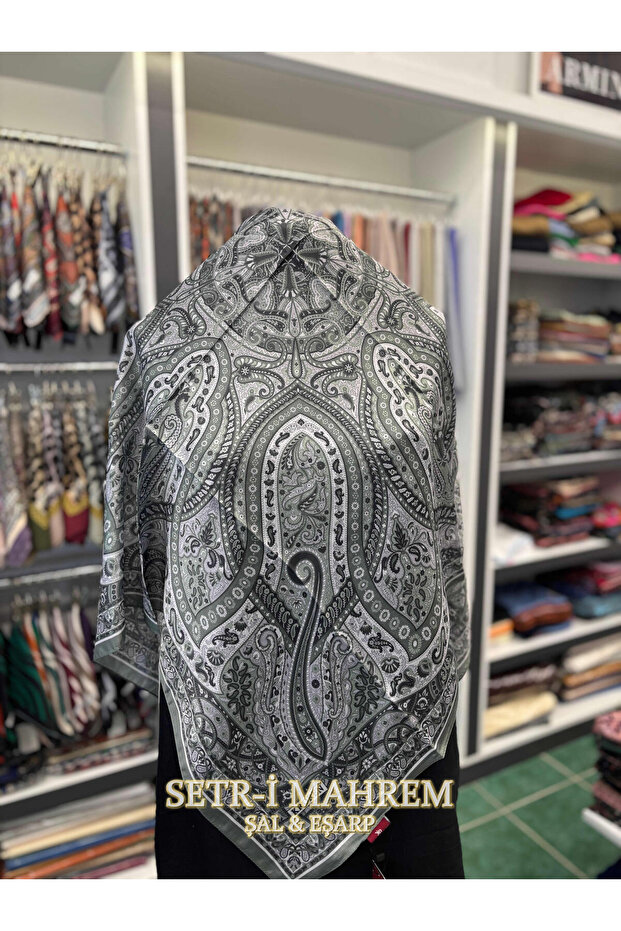 وشاح بنمط التوليب 90x90 - 4