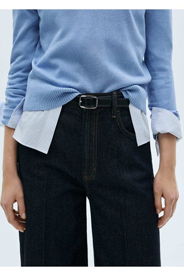 Keten karışımlı triko kazak - 6