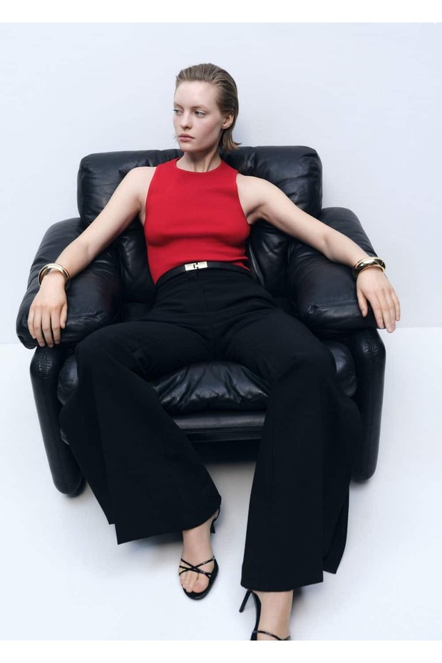 Kolsuz dar triko bluz - 8