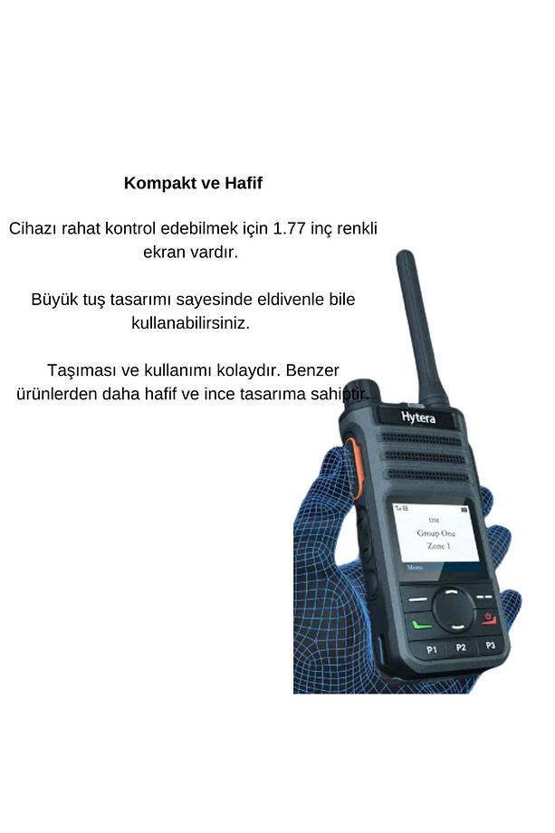 Bp569lf Lisanssız Dijital El Telsizi - Net Ve Güvenilir Iletişim! - 4