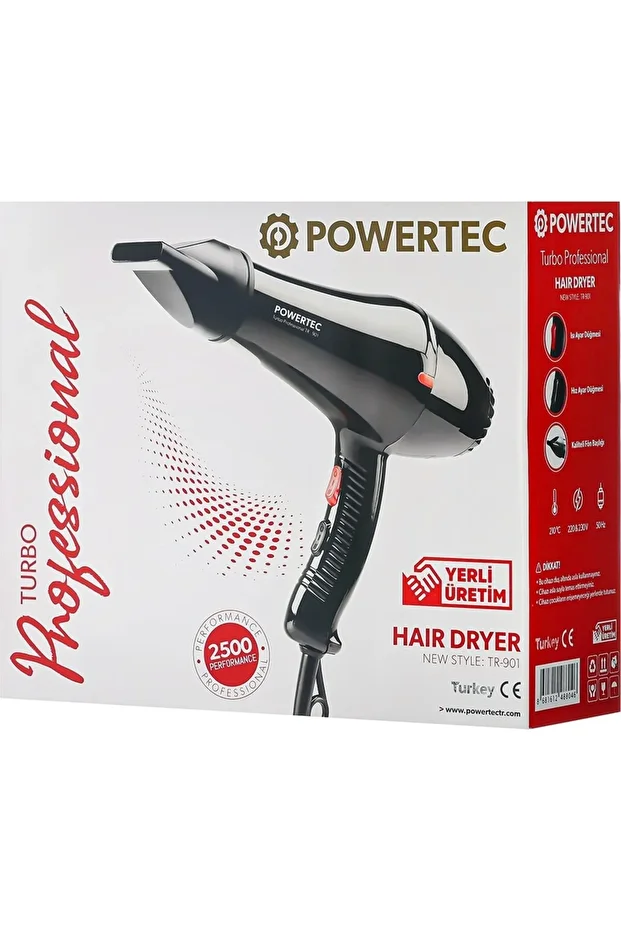 Tr-901 Profesyonel Fön Makinesi + Jagler Erkek Deodorant 150ml - 3