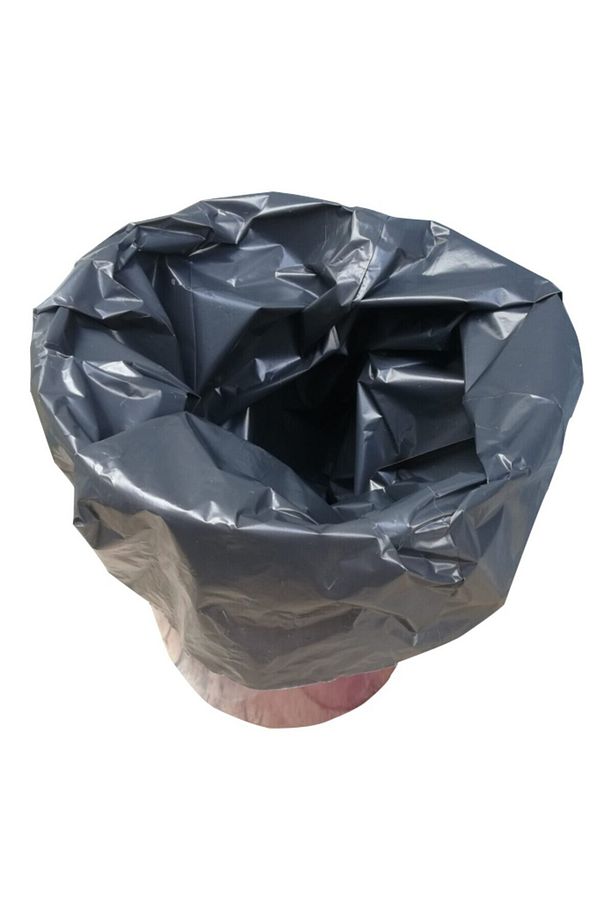 Ekstra Kalın Çöp Torbası 80x110 Cm Siyah Çöp Poşeti 1 Kg Dökme Dayanıklı Poşet - 4
