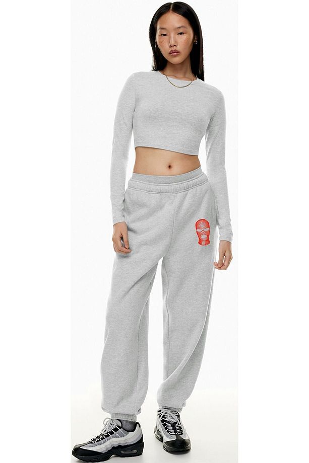 Mask Yüksek Belli Jogger Eşofman Altı - 6