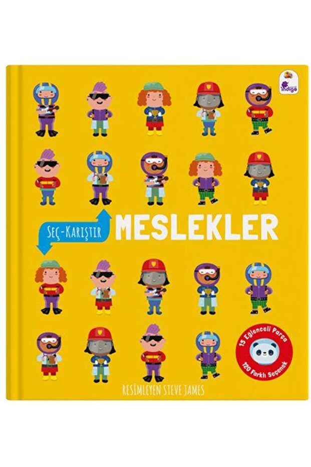 Seç – Karıştır : Meslekler (15 Eğlenceli Parça, 120 Farklı Seçenek) / İndigo - 1