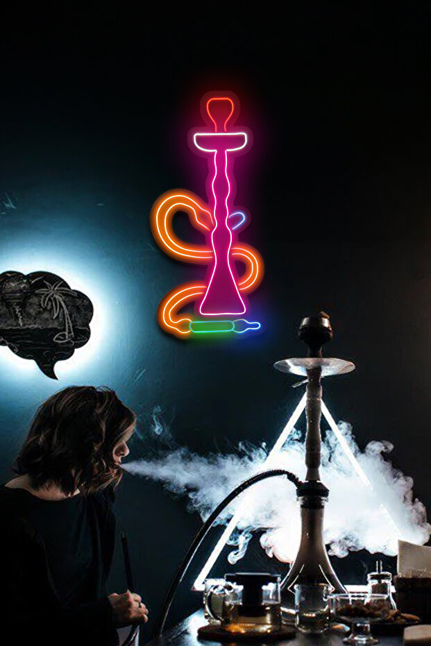 NARGİLE HOOKAH NEON TABELA - 2