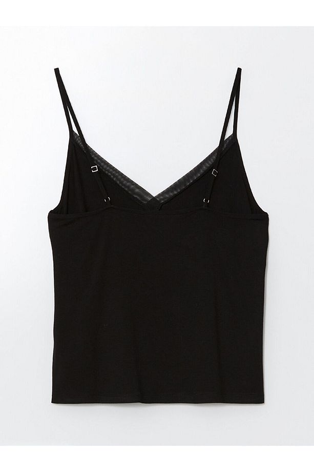 V Yaka Kadın Şortlu Pijama Takımı - 6