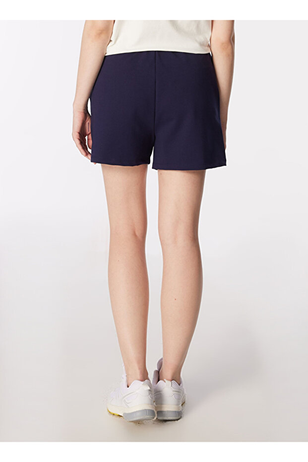 Lacivert Kadın Sweat Şort D4SL-SHT3052 Beden: XS - 4