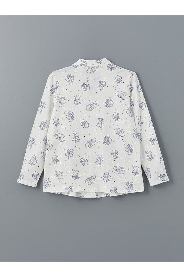 Gömlek Yaka Desenli Hamile Pijama Takımı - 7