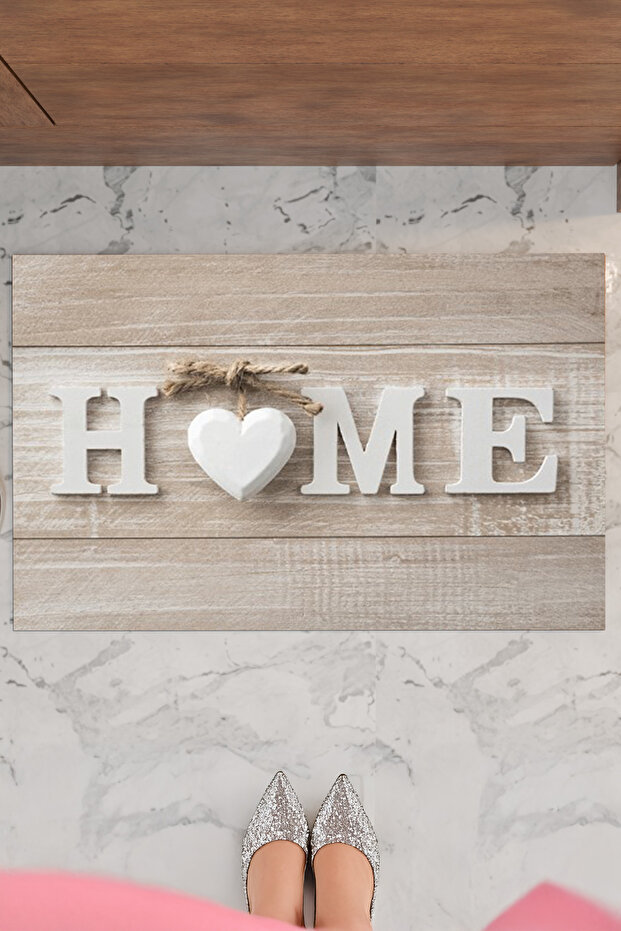 Home Welcome Butterfly Decorative Multi-Purpose Indoor and Outdoor Door Mat