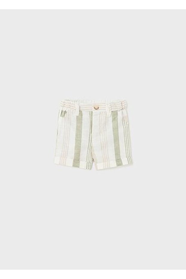 Green Short Baby Boy Pants - 01213-042