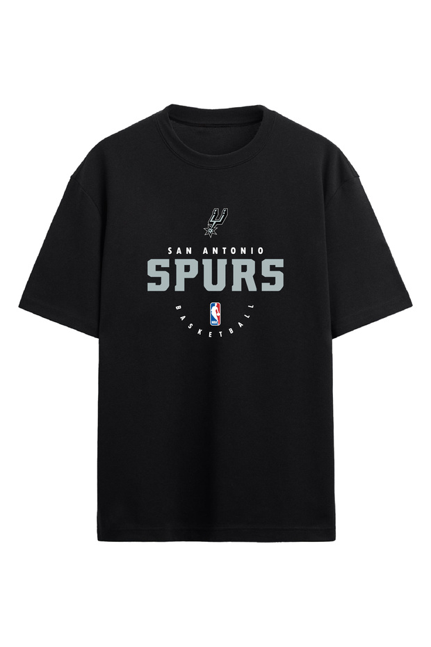 San Antonio Basketball Black Oversize T-Shirt