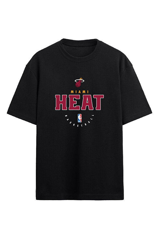 Miami Basketball Black Oversize T-Shirt