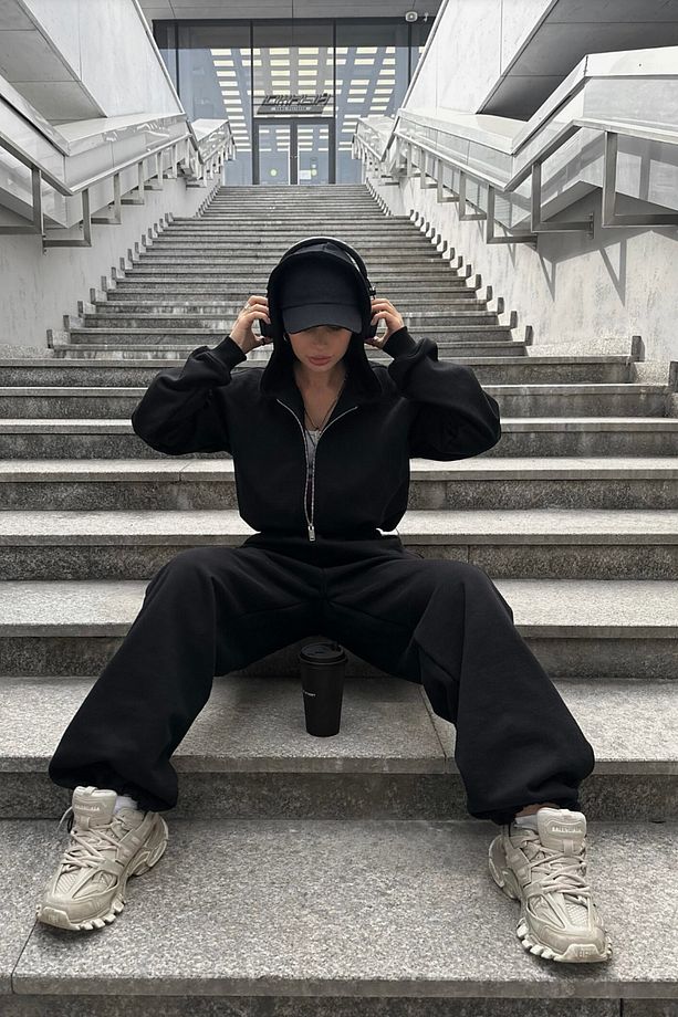 Baggy Tek Eşofman Altı İki Stil: Paçanı İstediğin Gibi Ayarla, Hem Düz Hem Jogger Kullan - 3