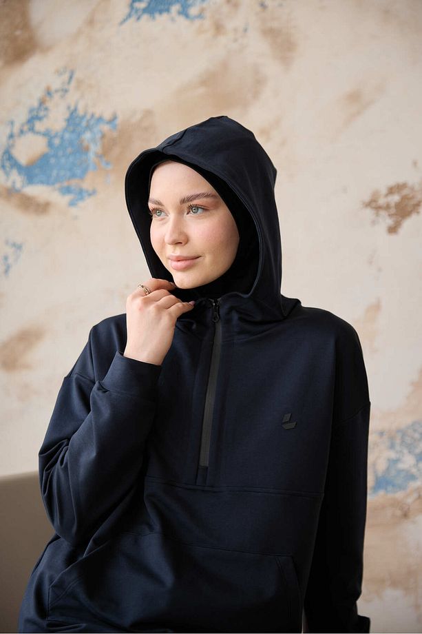 Astronot Kapüşonlu Sweat - 6